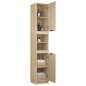 vidaXL Badschrank Sonoma-Eiche 32x34x188,5 cm Holzwerkstoff vidaXL Badschrank Sonoma-Eiche 32x34x188,5 cm Holzwerkstoff