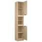 vidaXL Badschrank Sonoma-Eiche 32x34x188,5 cm Holzwerkstoff vidaXL Badschrank Sonoma-Eiche 32x34x188,5 cm Holzwerkstoff