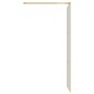 vidaXL Duschwand für Begehbare Dusche mit ESG Klarglas Golden 90x195cm vidaXL Duschwand für Begehbare Dusche mit ESG Klarglas Golden 90x195cm
