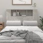 vidaXL Kopfteil mit Ablagen Betongrau 120x18,5x104,5 cm vidaXL Kopfteil mit Ablagen Betongrau 120x18,5x104,5 cm