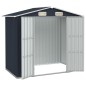 vidaXL Gerätehaus Anthrazit 205x129x183 cm Verzinkter Stahl vidaXL Gerätehaus Anthrazit 205x129x183 cm Verzinkter Stahl