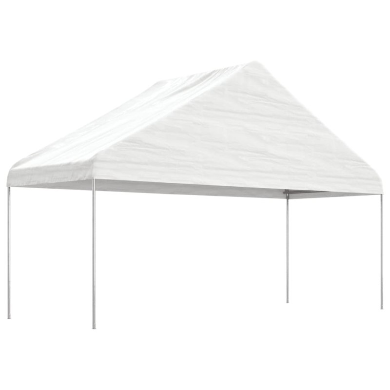 vidaXL Pavillon mit Dach Weiß 5,88x2,23x3,75 m Polyethylen vidaXL Pavillon mit Dach Weiß 5,88x2,23x3,75 m Polyethylen