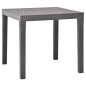 vidaXL Gartentisch Moccafarben 78 x 78 x 72 cm Kunststoff vidaXL Gartentisch Moccafarben 78 x 78 x 72 cm Kunststoff