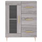 Highboard Grau Sonoma 69,5x34x180 cm Holzwerkstoff Highboard Grau Sonoma 69,5x34x180 cm Holzwerkstoff