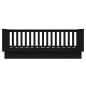 vidaXL Tagesbett Schwarz 100x200 cm Massivholz Kiefer vidaXL Tagesbett Schwarz 100x200 cm Massivholz Kiefer