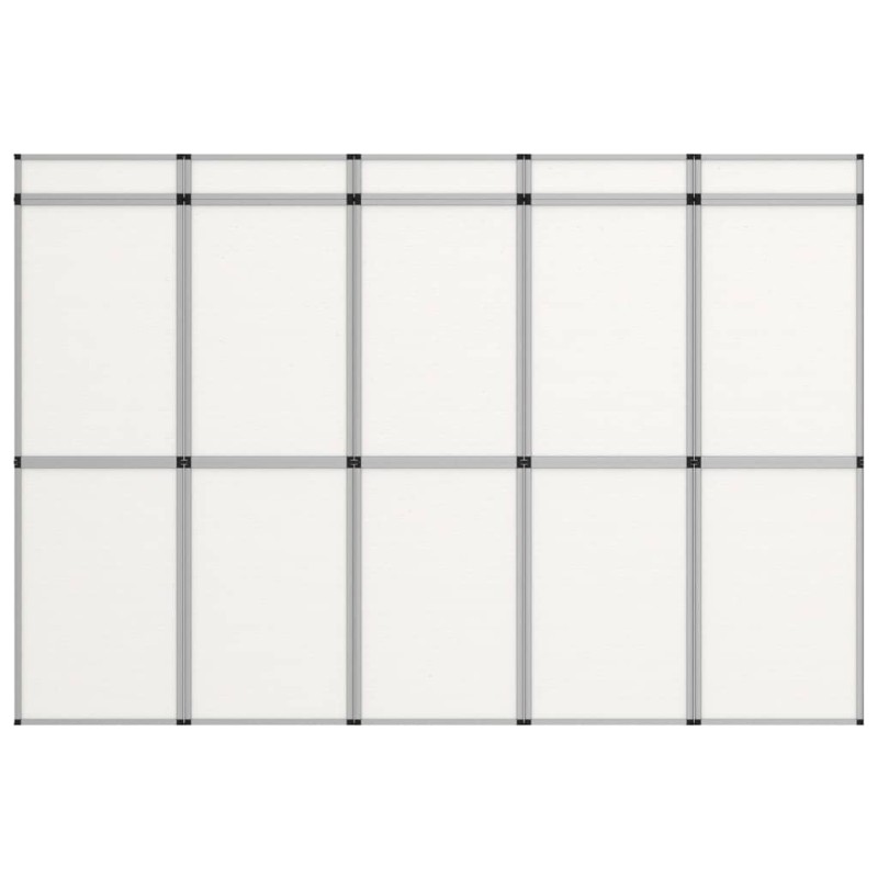 vidaXL 15-Panel Messewand Faltdisplay 302×200 cm Weiß vidaXL 15-Panel Messewand Faltdisplay 302×200 cm Weiß