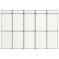 vidaXL 15-Panel Messewand Faltdisplay 302×200 cm Weiß vidaXL 15-Panel Messewand Faltdisplay 302×200 cm Weiß