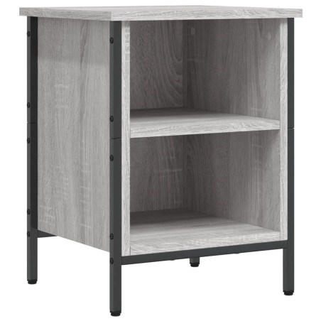 vidaXL Schuhregal Grau Sonoma 38x35x50 cm Holzwerkstoff
