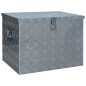vidaXL Aluminiumkiste 610 x 430 x 455 mm Silbern vidaXL Aluminiumkiste 610 x 430 x 455 mm Silbern