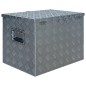vidaXL Aluminiumkiste 610 x 430 x 455 mm Silbern vidaXL Aluminiumkiste 610 x 430 x 455 mm Silbern