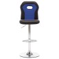 Barhocker 2 Stk. Blau Kunstleder Barhocker 2 Stk. Blau Kunstleder