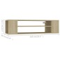 vidaXL TV-Hängeschrank Sonoma-Eiche 100x30x26,5 cm Holzwerkstoff vidaXL TV-Hängeschrank Sonoma-Eiche 100x30x26,5 cm Holzwerkstoff