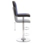Barhocker 2 Stk. Blau Kunstleder Barhocker 2 Stk. Blau Kunstleder