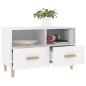 vidaXL TV-Schrank Weiß 80x36x50 cm Holzwerkstoff vidaXL TV-Schrank Weiß 80x36x50 cm Holzwerkstoff