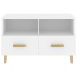 vidaXL TV-Schrank Weiß 80x36x50 cm Holzwerkstoff vidaXL TV-Schrank Weiß 80x36x50 cm Holzwerkstoff