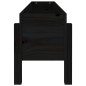 vidaXL Hochbeet Schwarz 121x30x38 cm Massivholz Kiefer vidaXL Hochbeet Schwarz 121x30x38 cm Massivholz Kiefer