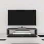 vidaXL Monitorständer Grau 50x27x10 cm Massivholz Kiefer vidaXL Monitorständer Grau 50x27x10 cm Massivholz Kiefer