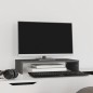 vidaXL Monitorständer Grau 50x27x10 cm Massivholz Kiefer vidaXL Monitorständer Grau 50x27x10 cm Massivholz Kiefer