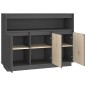vidaXL Sideboard Grau 104,5x34x80 cm Massivholz Kiefer vidaXL Sideboard Grau 104,5x34x80 cm Massivholz Kiefer