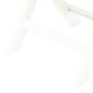 vidaXL Klappbare Gartenstühle 2 Stk. Kunststoff Weiß vidaXL Klappbare Gartenstühle 2 Stk. Kunststoff Weiß