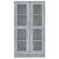 vidaXL Vitrinenschrank Grau Sonoma 82,5x30,5x150 cm Holzwerkstoff vidaXL Vitrinenschrank Grau Sonoma 82,5x30,5x150 cm Holzwerkstoff