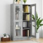 vidaXL Vitrinenschrank Grau Sonoma 82,5x30,5x150 cm Holzwerkstoff vidaXL Vitrinenschrank Grau Sonoma 82,5x30,5x150 cm Holzwerkstoff