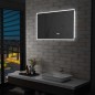 vidaXL LED-Badspiegel mit Berührungssensor und Zeitanzeige 100x60 cm vidaXL LED-Badspiegel mit Berührungssensor und Zeitanzeige 100x60 cm