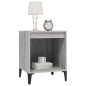vidaXL Nachttisch Grau Sonoma 40x35x50 cm vidaXL Nachttisch Grau Sonoma 40x35x50 cm