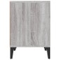 vidaXL Nachttisch Grau Sonoma 40x35x50 cm vidaXL Nachttisch Grau Sonoma 40x35x50 cm
