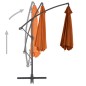 vidaXL Ampelschirm mit Alu-Mast Terrakotta-Rot 300 cm vidaXL Ampelschirm mit Alu-Mast Terrakotta-Rot 300 cm