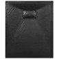 vidaXL Duschwanne SMC Schwarz 90×70 cm vidaXL Duschwanne SMC Schwarz 90×70 cm
