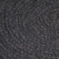 vidaXL Teppich Handgefertigt Jute Rund 150 cm Dunkelgrau vidaXL Teppich Handgefertigt Jute Rund 150 cm Dunkelgrau