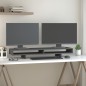 vidaXL Monitorständer Grau 100x27x14 cm Massivholz Kiefer vidaXL Monitorständer Grau 100x27x14 cm Massivholz Kiefer