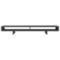 vidaXL Monitorständer Grau 100x27x14 cm Massivholz Kiefer vidaXL Monitorständer Grau 100x27x14 cm Massivholz Kiefer