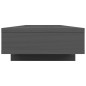 vidaXL Monitorständer Grau 100x27x14 cm Massivholz Kiefer vidaXL Monitorständer Grau 100x27x14 cm Massivholz Kiefer