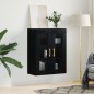 vidaXL Wandschrank Schwarz 69,5x34x90 cm vidaXL Wandschrank Schwarz 69,5x34x90 cm