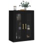 vidaXL Wandschrank Schwarz 69,5x34x90 cm vidaXL Wandschrank Schwarz 69,5x34x90 cm