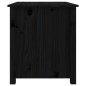 vidaXL Couchtisch Schwarz 71x49x55 cm Massivholz Kiefer vidaXL Couchtisch Schwarz 71x49x55 cm Massivholz Kiefer