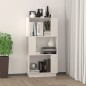 vidaXL Bücherregal/Raumteiler Weiß 51x25x101 cm Massivholz Kiefer vidaXL Bücherregal/Raumteiler Weiß 51x25x101 cm Massivholz Kiefer