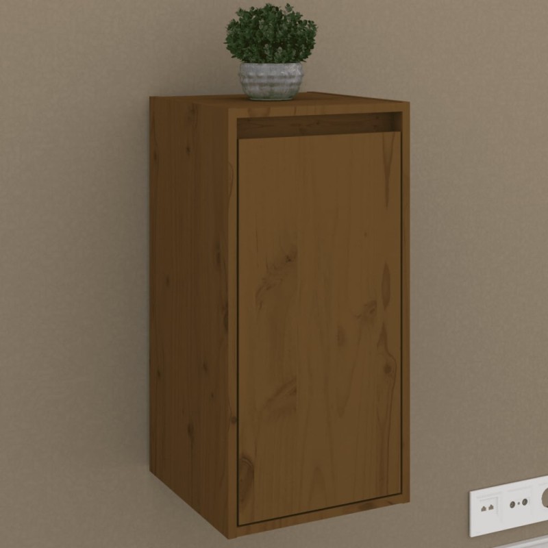 vidaXL Wandschrank Honigbraun 30x30x60 cm Massivholz Kiefer vidaXL Wandschrank Honigbraun 30x30x60 cm Massivholz Kiefer