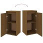 vidaXL Wandschrank Honigbraun 30x30x60 cm Massivholz Kiefer vidaXL Wandschrank Honigbraun 30x30x60 cm Massivholz Kiefer