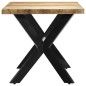 vidaXL Esstisch 140 x 70 x 75 cm Massives Raues Mangoholz vidaXL Esstisch 140 x 70 x 75 cm Massives Raues Mangoholz