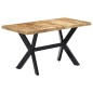 vidaXL Esstisch 140 x 70 x 75 cm Massives Raues Mangoholz vidaXL Esstisch 140 x 70 x 75 cm Massives Raues Mangoholz