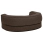 vidaXL Hundematratze Ergonomisch 60x42cm Leinenoptik Fleece Braun vidaXL Hundematratze Ergonomisch 60x42cm Leinenoptik Fleece Braun