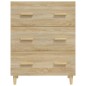 vidaXL Sideboard Sonoma-Eiche 70x34x90 cm Holzwerkstoff