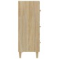 vidaXL Sideboard Sonoma-Eiche 70x34x90 cm Holzwerkstoff