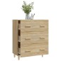 vidaXL Sideboard Sonoma-Eiche 70x34x90 cm Holzwerkstoff