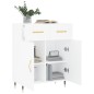 vidaXL Sideboard Weiß 69,5x34x90 cm Holzwerkstoff vidaXL Sideboard Weiß 69,5x34x90 cm Holzwerkstoff