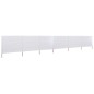 vidaXL 6-teiliges Windschutzgewebe 800 x 120 cm Sandweiß vidaXL 6-teiliges Windschutzgewebe 800 x 120 cm Sandweiß