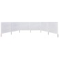 vidaXL 6-teiliges Windschutzgewebe 800 x 120 cm Sandweiß vidaXL 6-teiliges Windschutzgewebe 800 x 120 cm Sandweiß